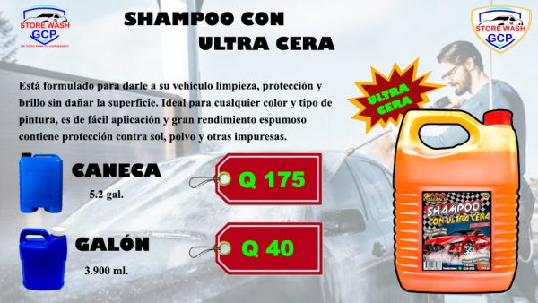 shampoo con ultra cera1 Shampoo Con Ultra Cera