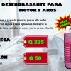Desengrasante para motor y aros