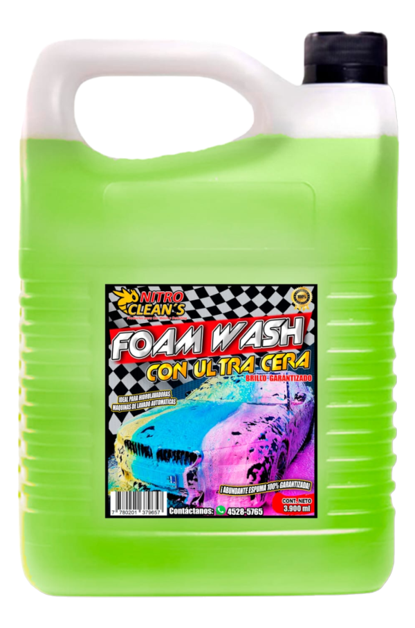 Shampoo Espuma blanca-PhotoRoom Foam Wax Espumante Blanco