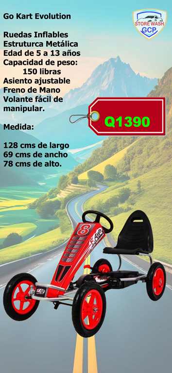 rojo 1390 2 Go Kart Evolution